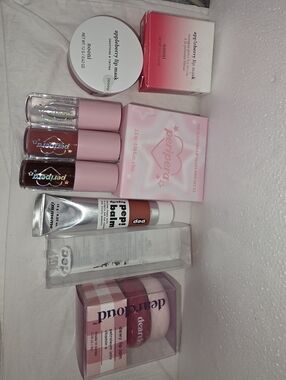 Peripera Pink Lip Gloss & Lip Care Set